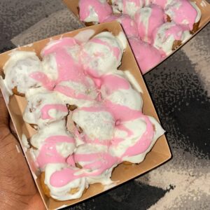 Glazed puff puff