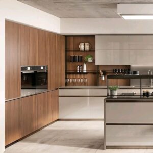 Custom Wood-Crafted Kitchen